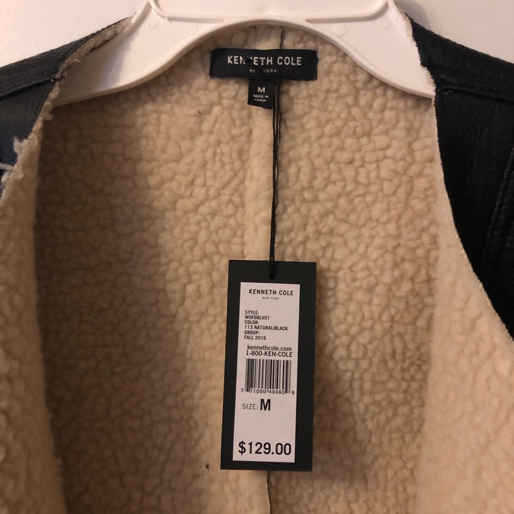 Kenneth Cole faux leather vest - Picture 3 of 4